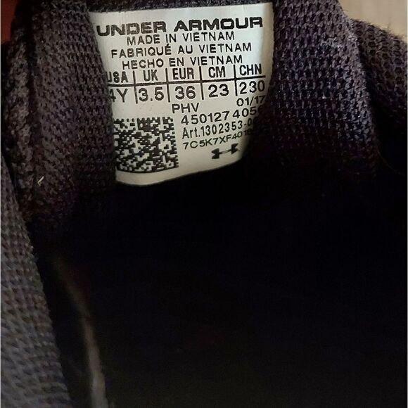 Under Armour Shoes Youth 4 Micro G Speed Swift Pink Black Mesh - Picture 11 of 11